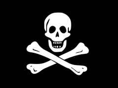 Символ пиратов — "веселый Роджер". Фото: с сайта www.liveinternet.ru