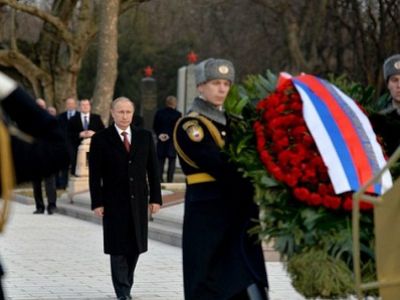 В.Путин во время визита в Венгрию, 17.2.15. Источник - http://www.kremlin.ru/news/47705