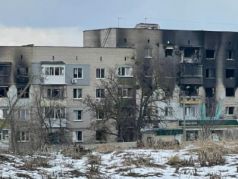 Разрушенные дома в Изюме, Харьковская область. Фото: Владимир Мацокин / Facebook