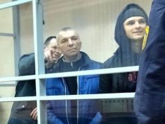 Дмитрий Равич, Денис Дикун и Олег Молчанов в зале суда. Фото: соцсети
