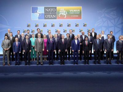 Саммит НАТО в Вильнюсе, 11.07.23. Фото: t.me/poligonpoligonmedia
