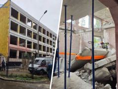 Обрушение при реконструкции. Фото: gazeta.ru