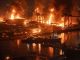 Пожар в порту. Фото: sochistream.ru