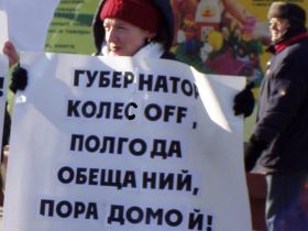 Амурский ОГФ на пикете, фото сайта Каспаров.Ru