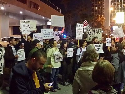 Акция в Тель-Авиве в поддержку Навальных. Фото: Каспаров.Ru Акция в Тель-Авиве в поддержку Навальных. Фото: Каспаров.Ru