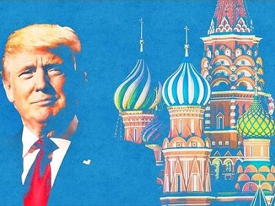 Трамп и Россия Коллаж: antifashist.com