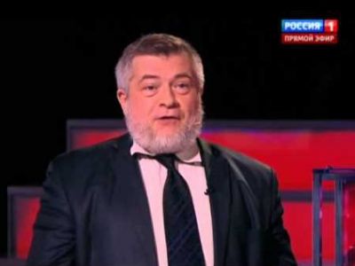 Авигдор Эскин на телеканале "Россия-1". Скрин: mtdata.ru