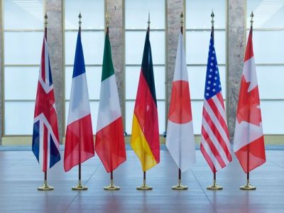 Флаги стран "Большой Семерки" (G7). Фото: focus.ua