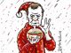 Медведев и его новогодние фантазии. Карикатура А.Петренко: t.me/PetrenkoAndryi