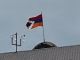 Флаг Нагорного Карабаха (Арцаха) над Степанакертом, 21.09.23. Фото: t.me/parstodayrussian