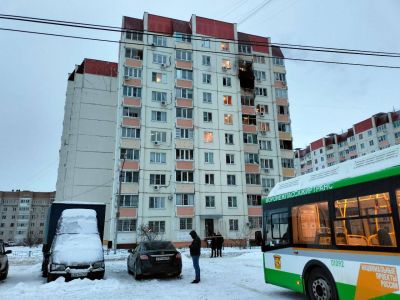 В результате атаки дронов в Воронеже повреждения получили 35 квартир