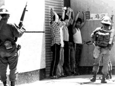 Подавление восстания в Кванджу, май 1980. Фото: dzen.ru