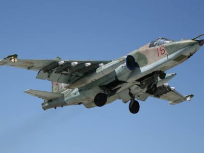 В Грузии разбился военный самолет Су-25, пилот погиб