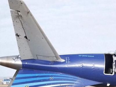 Reuters: из сбитого самолета AZAL извлекли фрагмент ракеты комплекса "Панцирь-С"