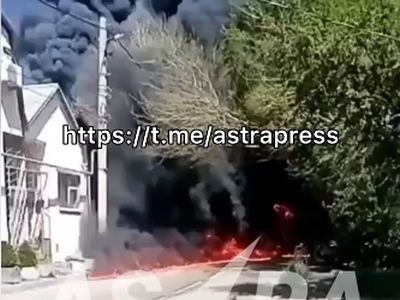 Кипящая нефть на улице. Фото: ASTRA